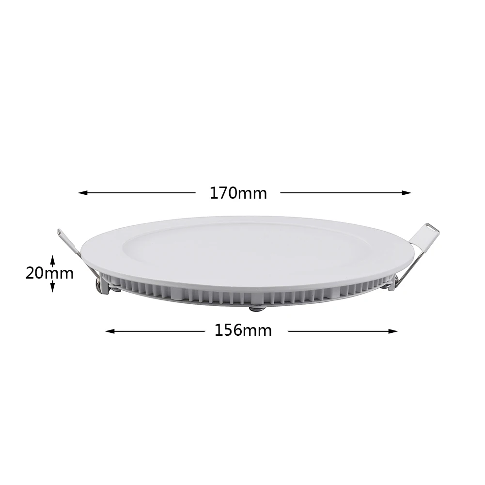 12 Вт Малый Панель лампы теплый белый холодный два вида светильник Цвет круг 220 V 2