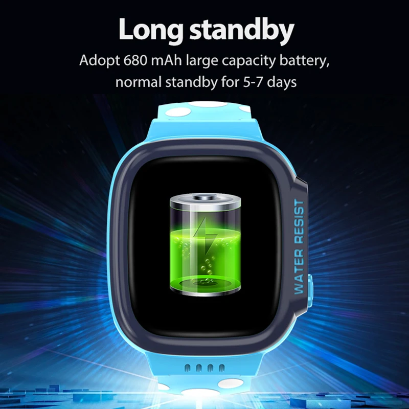 

Y92 Kids Smart Watch WiFi LBS Location Tracker Anti Lost HD Call Camera SOS Children IP67 Waterproof Long Standby Smartwatch