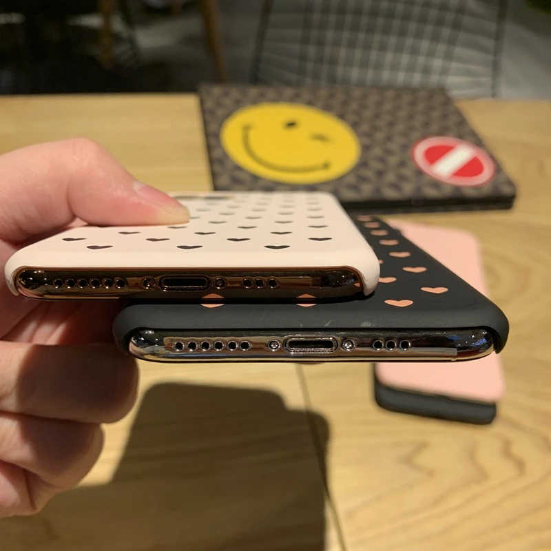 Карамельный цвет сердце любовь Матовый Жесткий Пластиковый ПК Защитный чехол