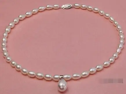 Ожерелье из натурального пресноводного жемчуга 7-9 мм | Украшения и аксессуары