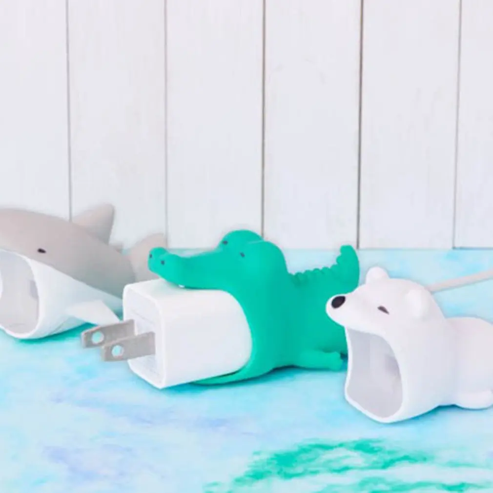 Большой кабель укуса милый мультяшный кабель протектор для iPhone samsung USB Winder защитный чехол заставка для наушники в форме мыши наушники