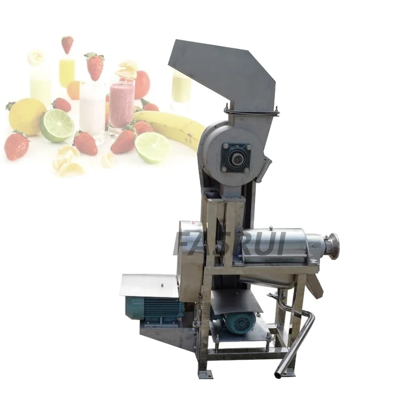 

Large-scale Commercial Screw Juicer Apple Crushing Juicer Grape Fruit And Vegetable Press