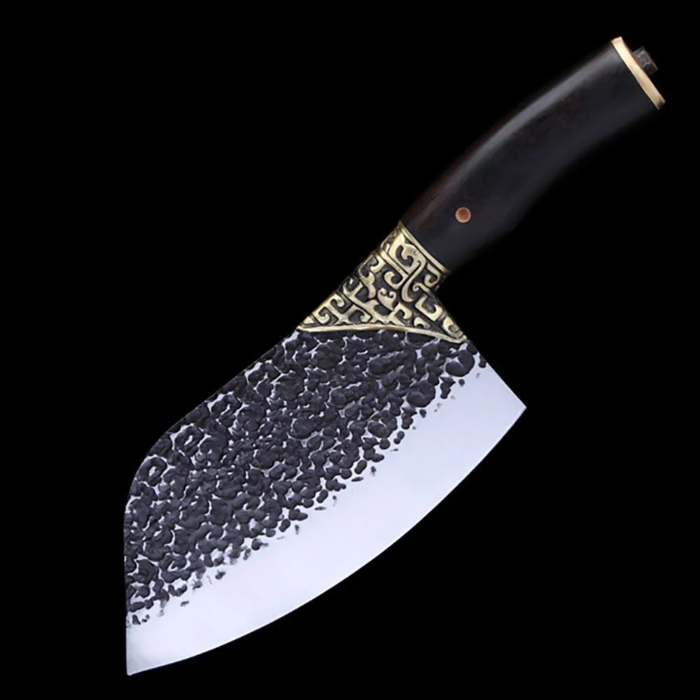 

XSG 8-дюймовый кухонный нож шеф-повара, кованые китайские ножи Longquan ручной работы, острый мясницкий нож, резак для овощей, инструменты для гото...