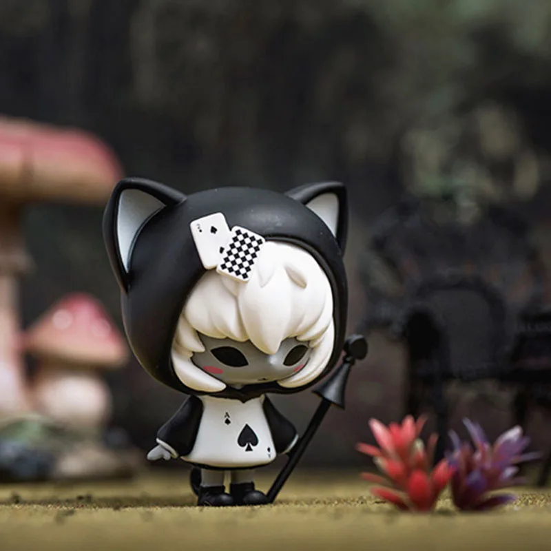 Abiruari Wonderland-figuras de aventuras, caja ciega, bolsa sorpresa, juguetes de acci&oacute;n, modelo regalo de dibujos animados, Colecci&oacute;n, decoraci&oacute;n de escritorio-2