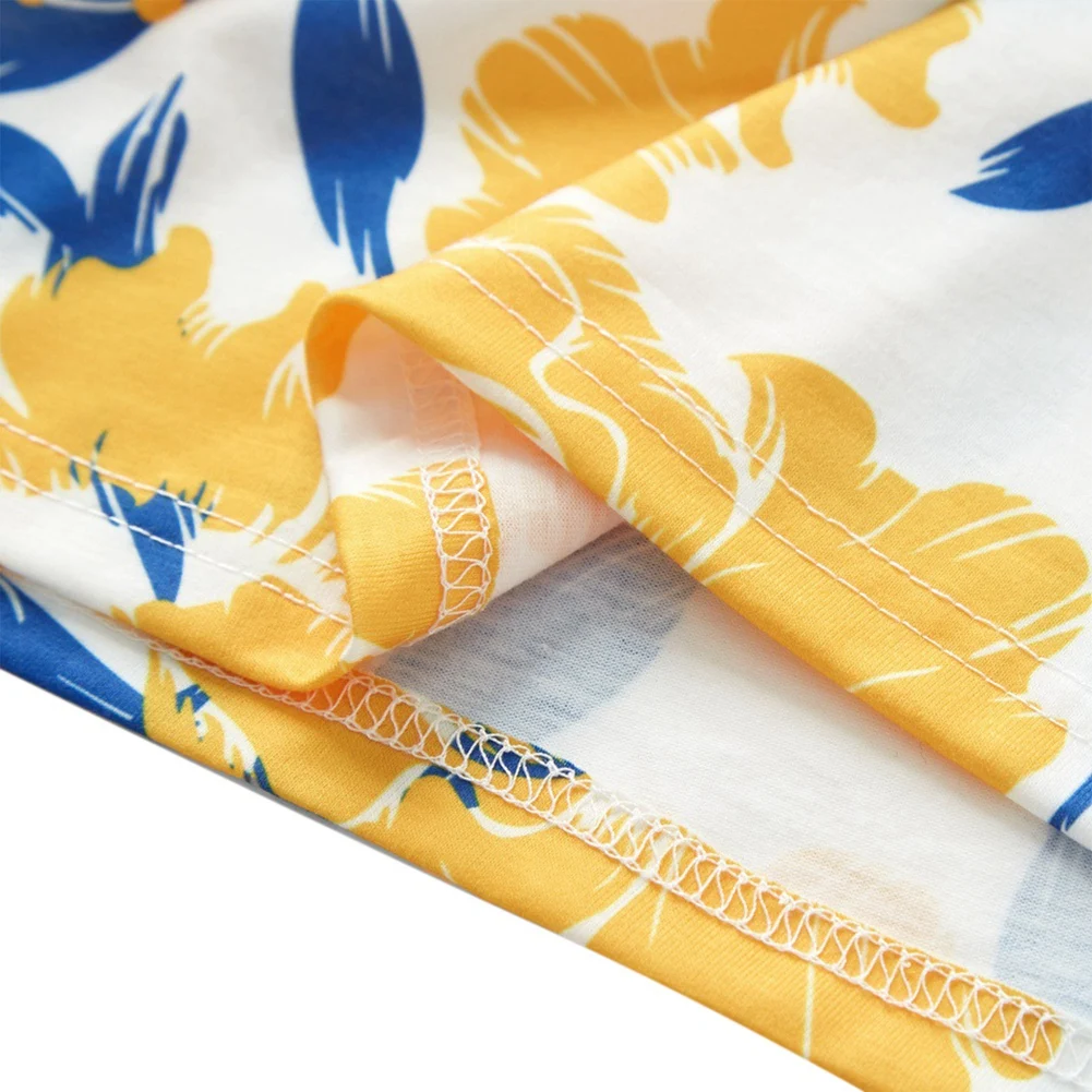 

Baywell Summer Family Matching Outfits Mother Daughter Sleeveless Floral Print Pacthwork Dress Adult Kids Mom Baby Girl Clothes