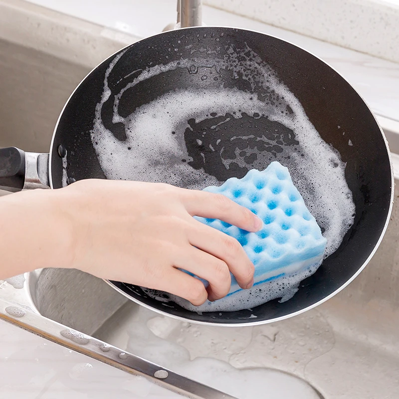 Бытовая кухонная эргономичная швабра щетка для посуды мытья горшка толстая