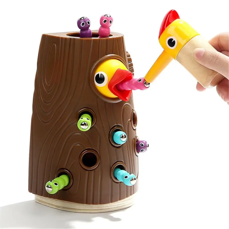 

Magnetic Magnetic Toddler Toy Game Set, Fine Motor Skill Preschool Toys, Pretend Play for Girl and Boy 2 Years Old, Catching and