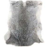 xl natural rabbit skin pelts rabbit fur pelt rug leather accessories for crafts hide diy sewing fabric fluffy