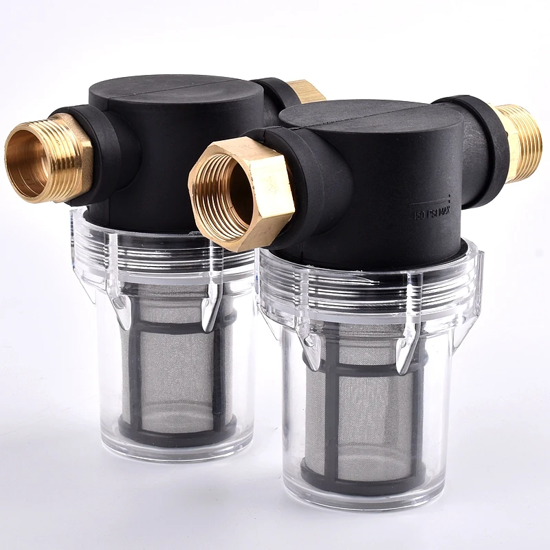 1/2 3/4 Inch Garden Water Pipe Filter Pressure Washers Pump Inlet Watering Irrigation Brass Connector Aquarium Strainer | Дом и сад
