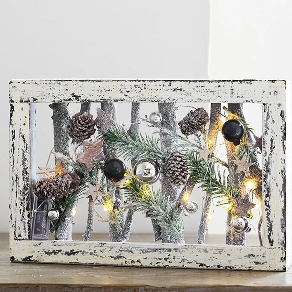 Рождественские украшения квадратные настенные подвесные Обои для рабочего