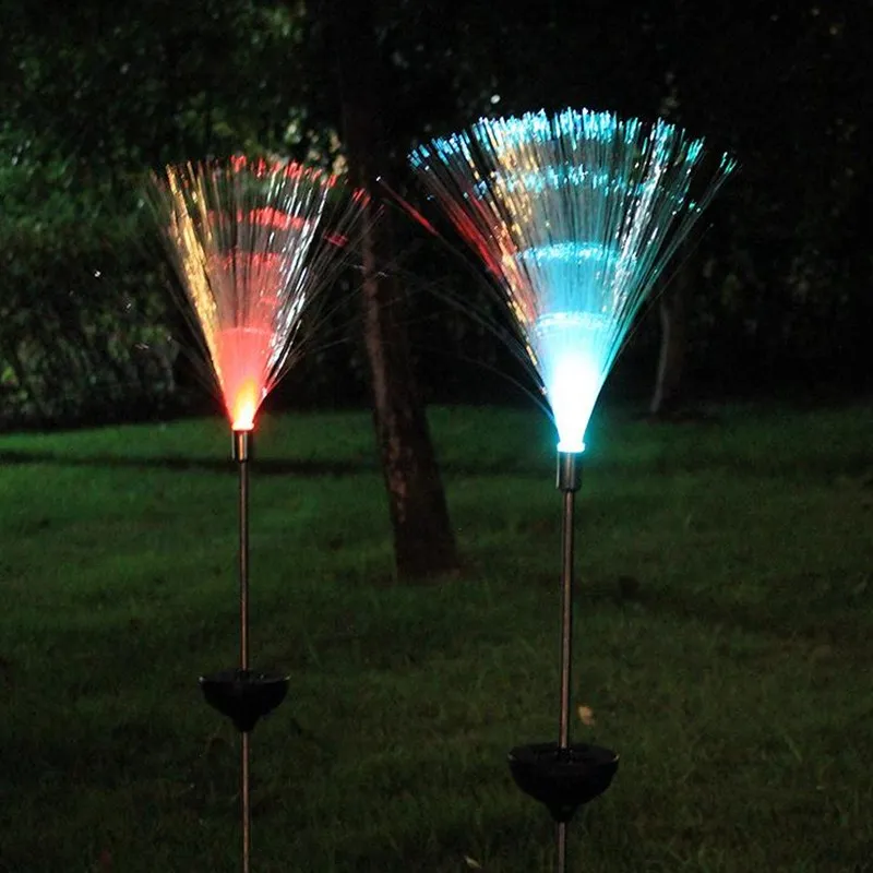 שמש צבעוני LED אופטי סיבי פנס אורות כוכבים בשמי חתונת המפלגה פסטיבל חג המולד עבור בית דשא קישוט אור