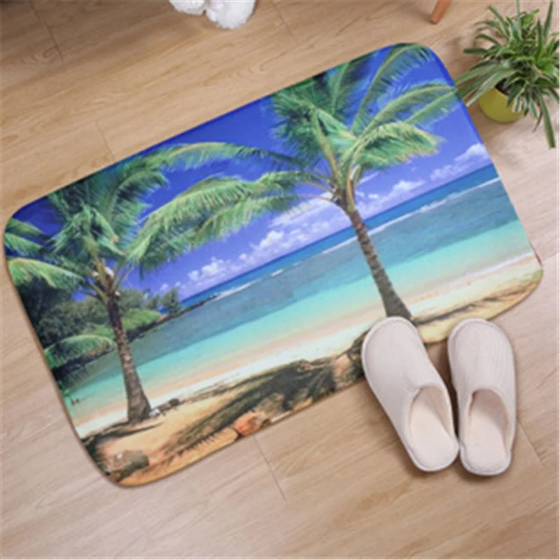 

3D Printing Carpet Cartoon Cat Non-slip Household Living Room Carpet Office Floor Mat Entrance Door Bathroom Rug Doormat Decor