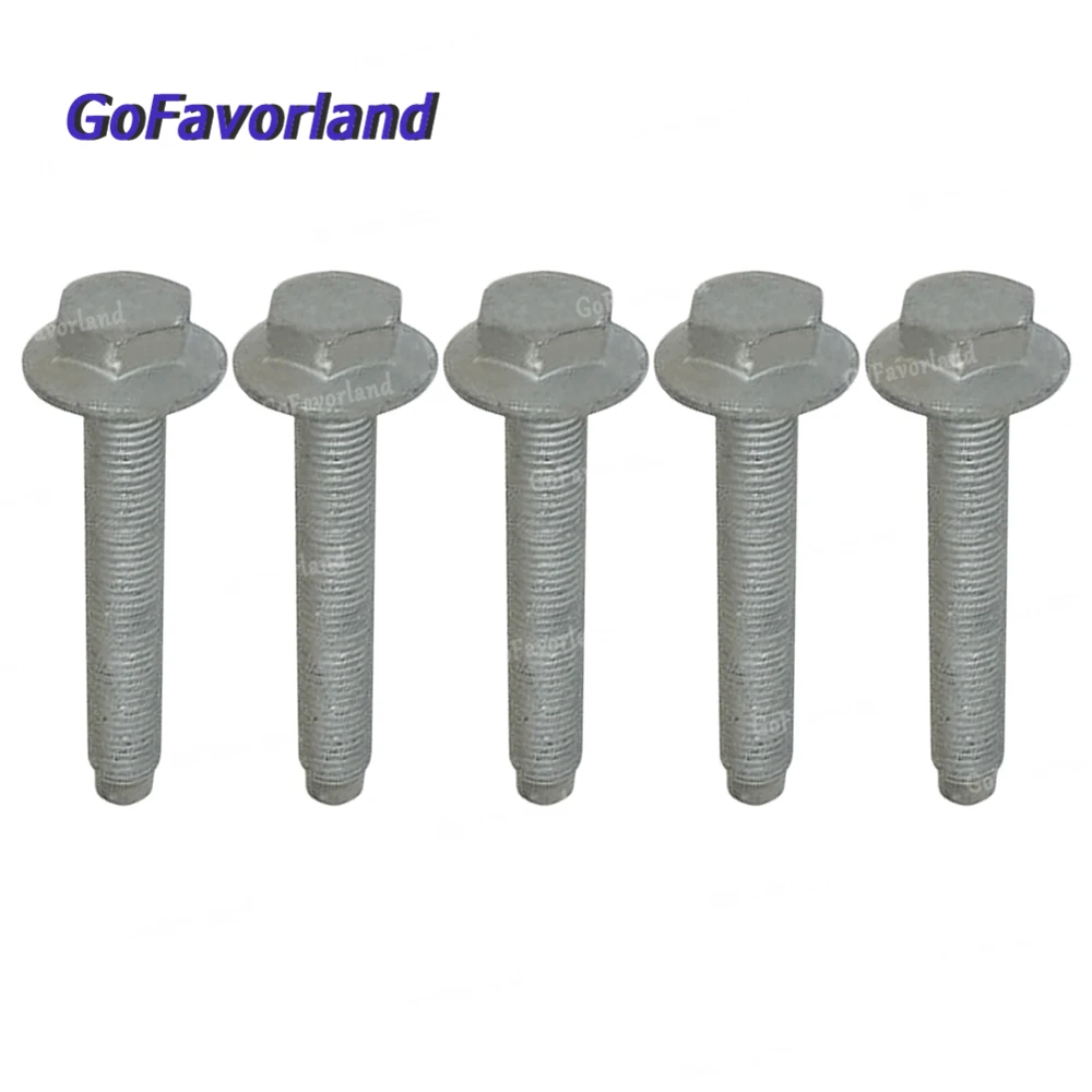 

5Pcs Hex Collared Bolt M12 Silver N10505602 N10 505 602 For VW Golf Teramont Beetle 2012-2019 For Audi A3 A6 2013-2018 For Skoda