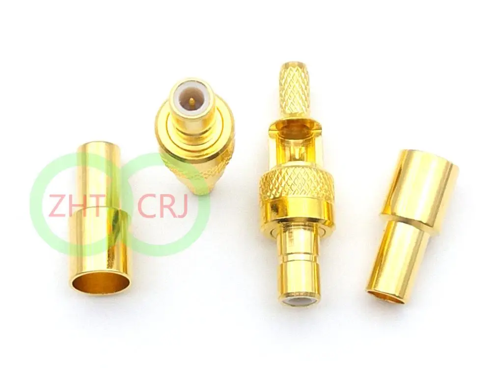 50oHM smb разъем папа разъемы обжимной с для RG316 RG174 LMR100 кабель продажа|Соединители| |