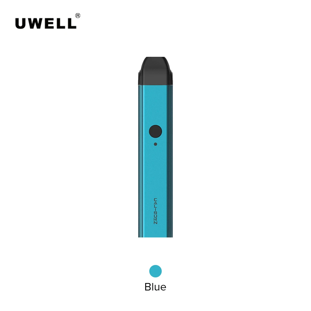 Стартовый набор Uwell Caliburn Pod с 520 мАч встроенным аккумулятором 2 мл картриджем Pod электронная сигарета Vape испаритель - Цвет: Blue
