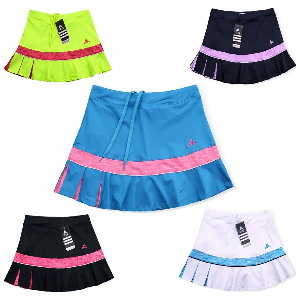 

Girls Tennis Skirts with Built In Shorts , Women Badminton Shorts , Female Tennis skirt with tennis pocket , Athletic Yoga Skort