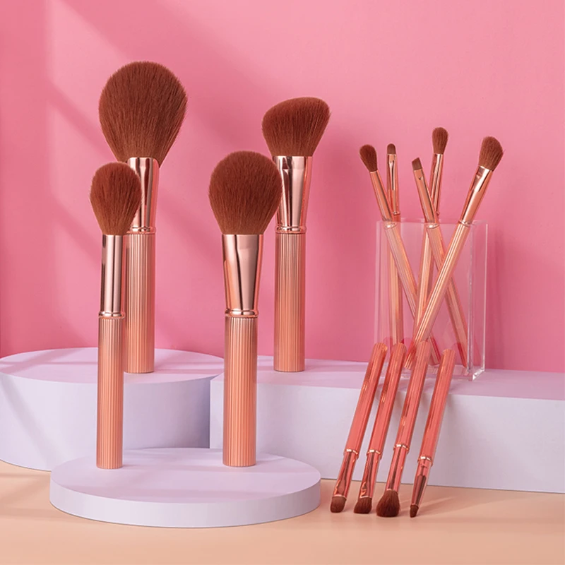 ANMOR 13 Pcs High-end Makeup Brush Set Powder Blush Blending Highlighting Contour Make Up Brushes Top Quality Pincel Maquiagem