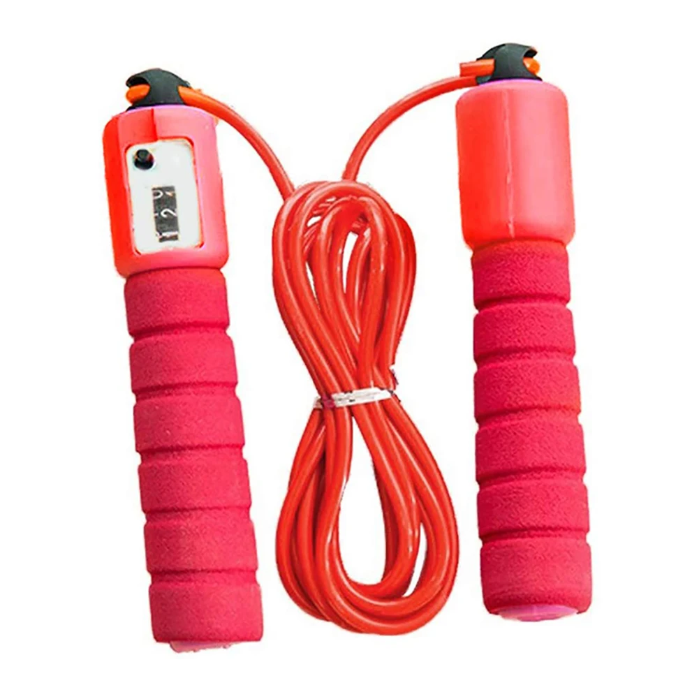 

Jump Ropes with Counter Sports Fitness Adjustable Fast Speed Counting Jump Skip Rope Skipping Wire