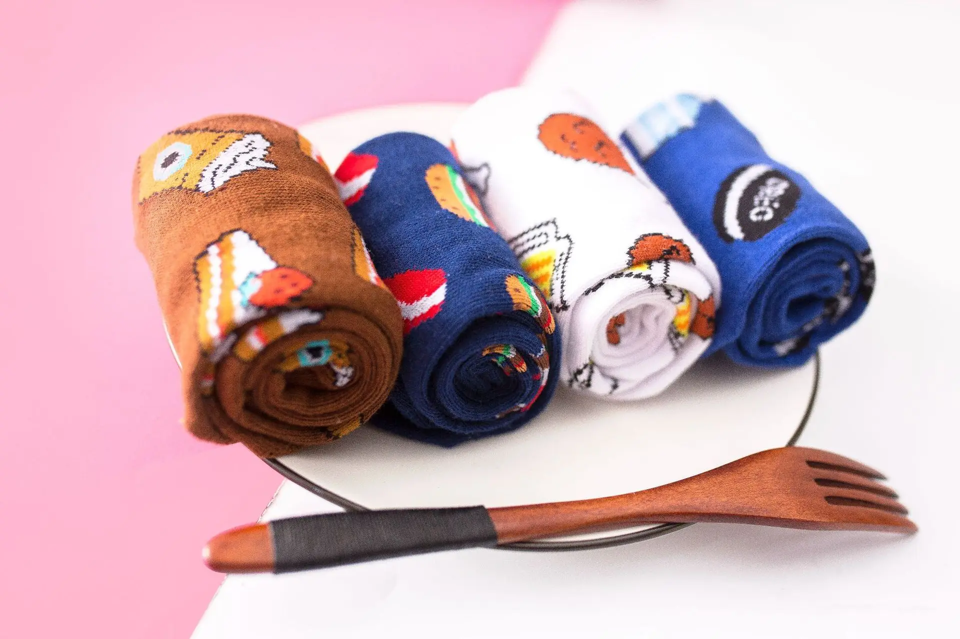 Новые модные женские носки Забавные милые Мультяшные с фруктами бананами