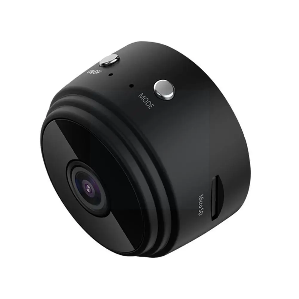 

A9 Mini Hd 1080 Camera Wireless Wifi Ip Suitable For Home Dynamic Security Remotely Vision Tracking Can be Controlled Night R3Y3