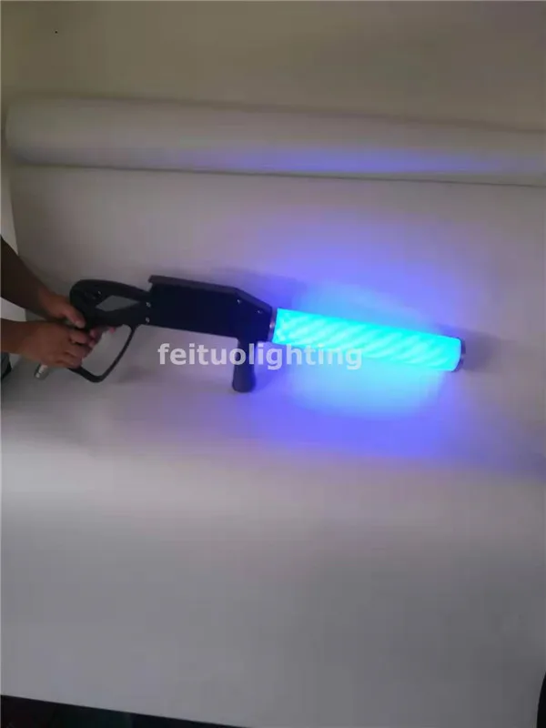 H-2019 новейший ручной светодиодный co2 пистолет RGB реактивный станок спецэффекты dj