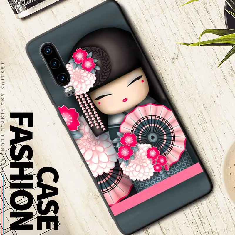 

Kimmidoll Dolls Silicone Case for Huawei P10 P20 Lite P30 P40 Pro Plus P40Lite E P Smart Z Phone Cover Soft TPU Coque Shell Capa