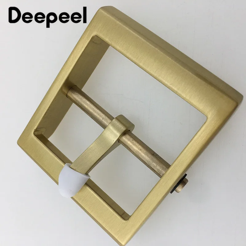 Deepeel 1 шт. 40 мм твердой латуни с металлическим ремнем и пряжкой для мужчин женщин