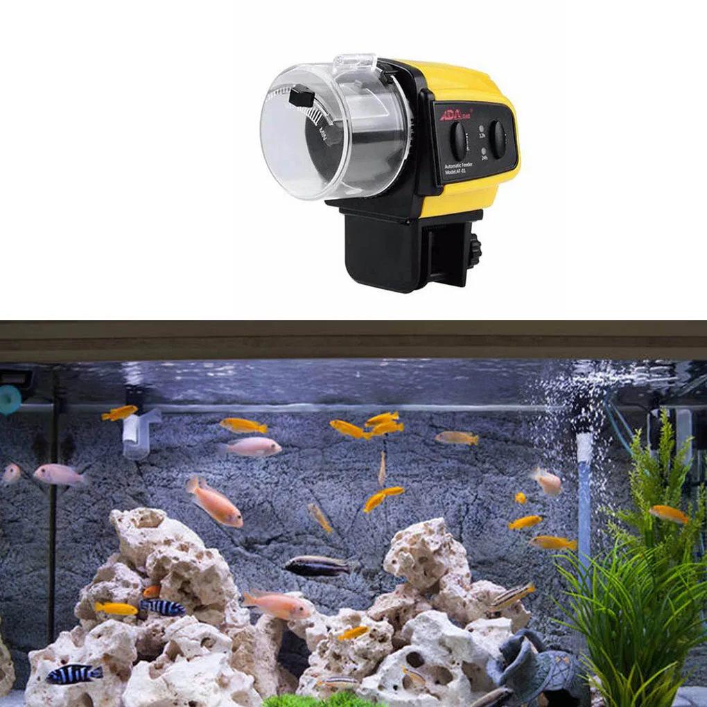 

Automatic Fish Feeder Fishtank Aquarium Auto Fish Feeding Timer Machine Fish Food Dispenser Aquarium Accessory