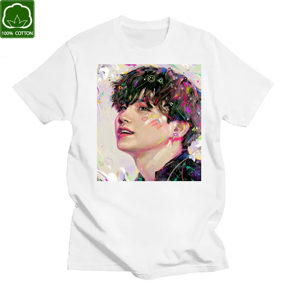 Camiseta de algodón Unisex, prenda de vestir, de manga corta, estilo Harajuku de los 90, con estampado de Bangtan Boy, con diseño de Kpop dynamine coreano, novedad de 2021