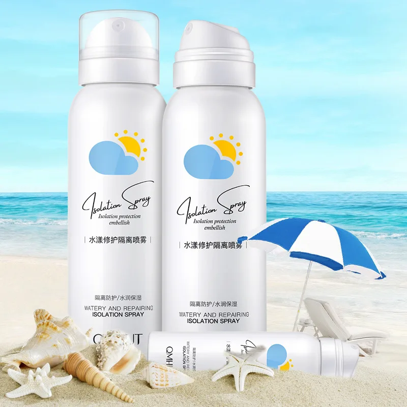 Изолирующий спрей защита от УФ освежающий влаги водонепроницаемый солнца