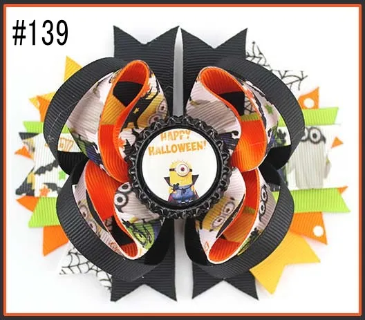 Бесплатная доставка B Группа 60 шт бутик для Хэллоуина банты волос на День