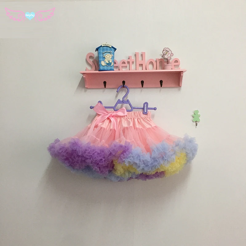 Новинка 2020 юбка пачка для девочек балерина многослойная пушистая балетная