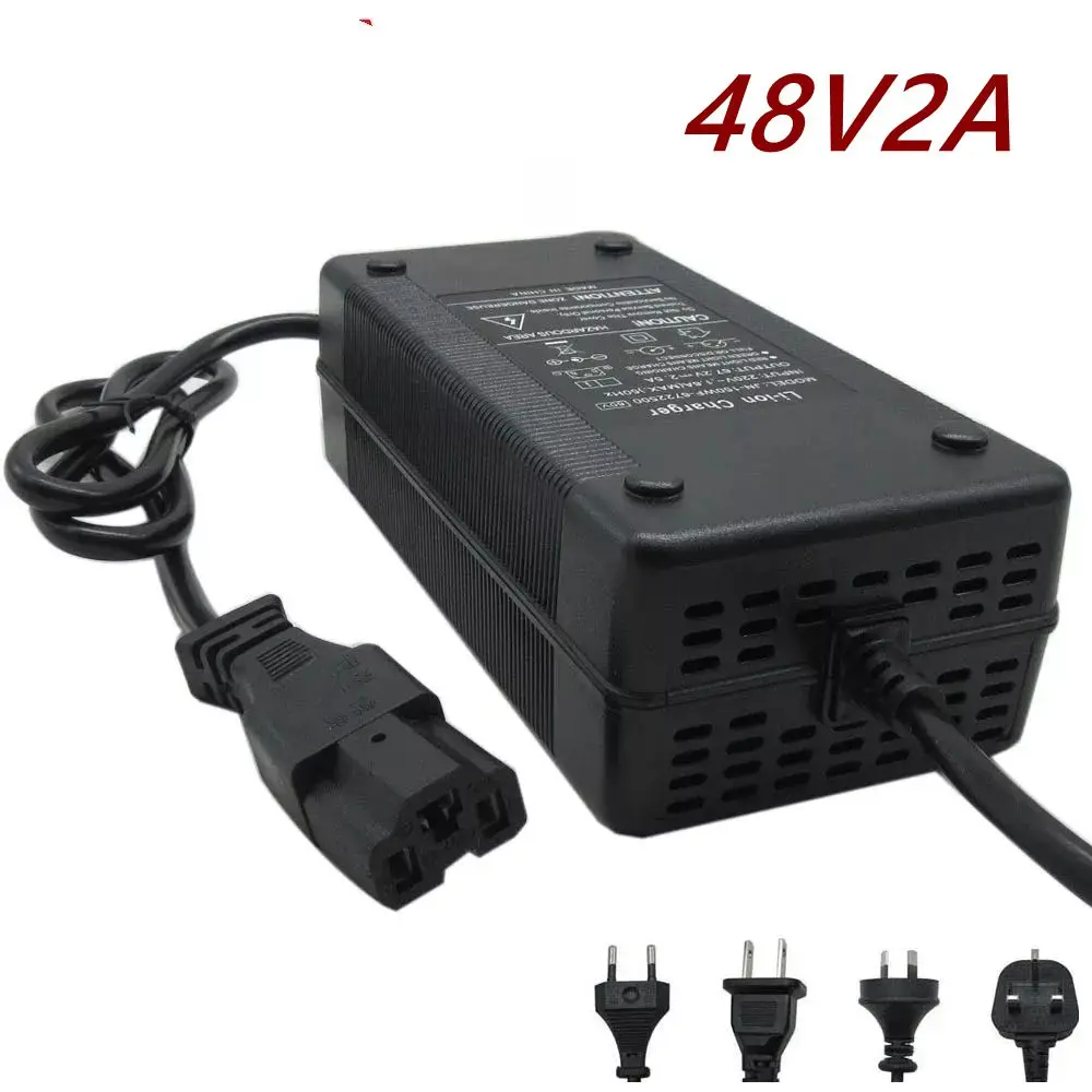 Свинцово Кислотное зарядное устройство 48 В 2 А для электрических велосипедов