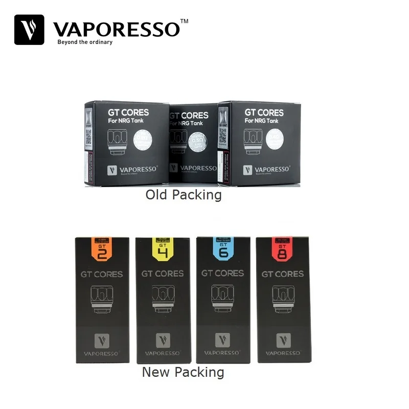 Vaporesso GT Coil Vape GT2 GT4 GT6 GT8 GT cCELL Core для NRG Tank Revenger Swag Switcher Kit и Stick V8 детский Атомайзер