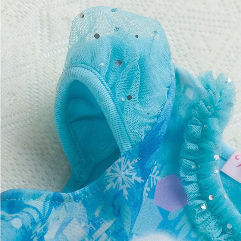 Платья для девочек летняя брендовая одежда малышей платье принцессы Анны и Эльзы