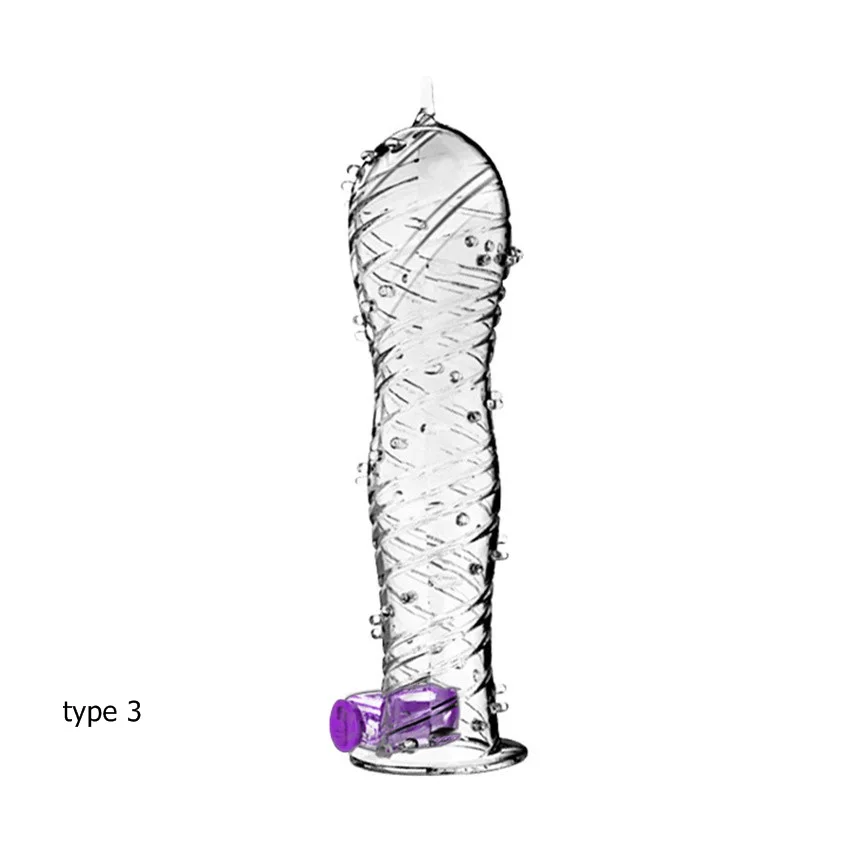Секс игрушка вибратор презерватив многоразовый со стразами манжета для задержки