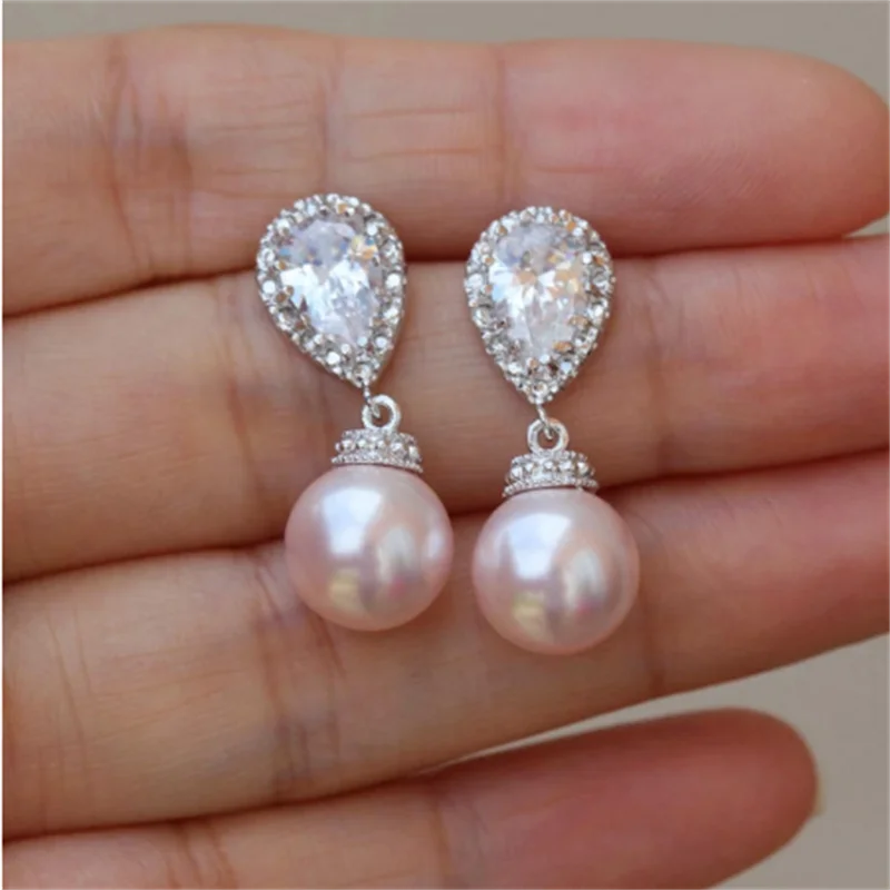 

Sale Simulated Pearl Dangle Earrings for Women Fashion Versatile New Earrings Exquisite Birthday Gift Trendy Jewelry wholesale