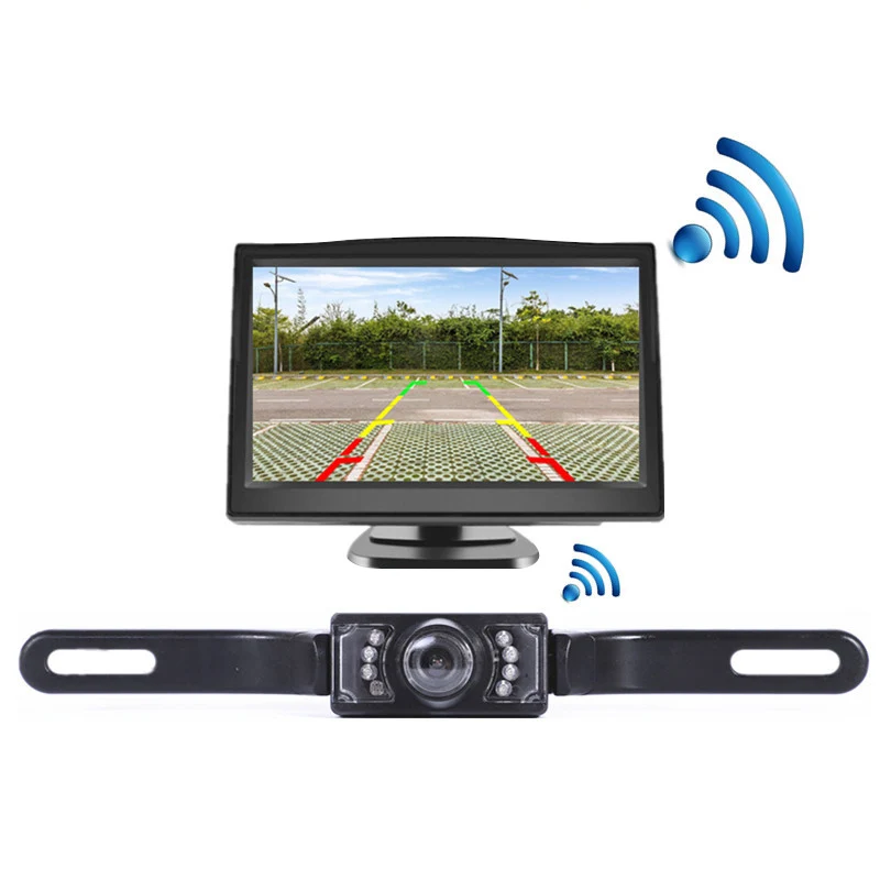 5 дюймовый монитор заднего вида автомобиля парковка для грузовиков ИК Ночное