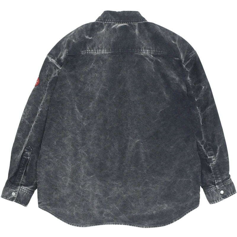 CE. Avempt серая рубашка с принтом Distressed High street fashion Мужская и женская Высококачественная теплая куртка CE куртка s m l xl
