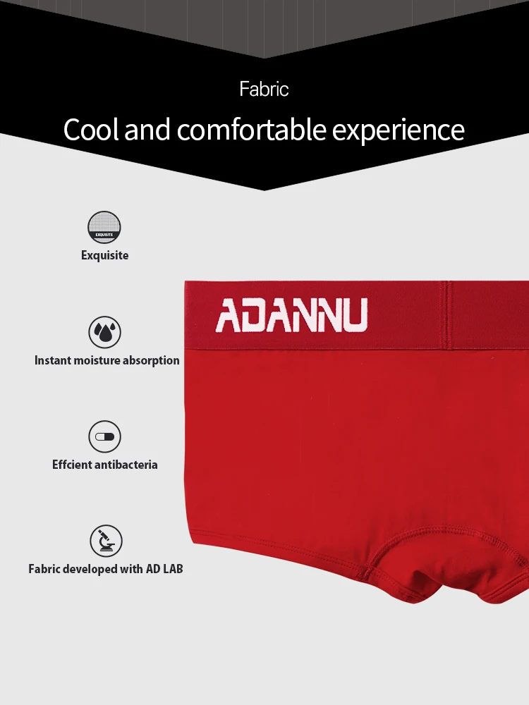 CMENIN Men Underwear Boxer Men's Boxers Male Panties Boxers Breathable Underpants Solid Shorts Cueca Comfortable Homme AD125