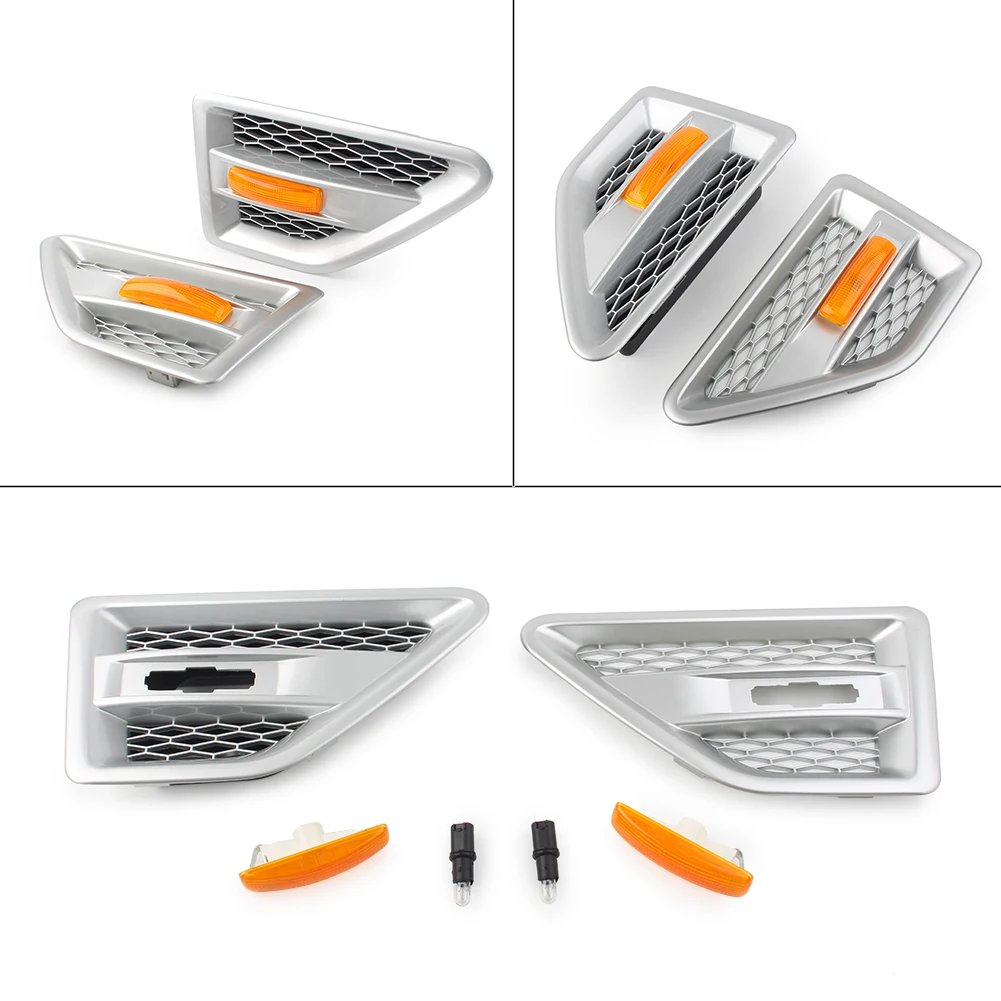 Серебряная решетка для вентиляционной решетки автомобиля Land Rover Freelander 2 LR2 2008 2009