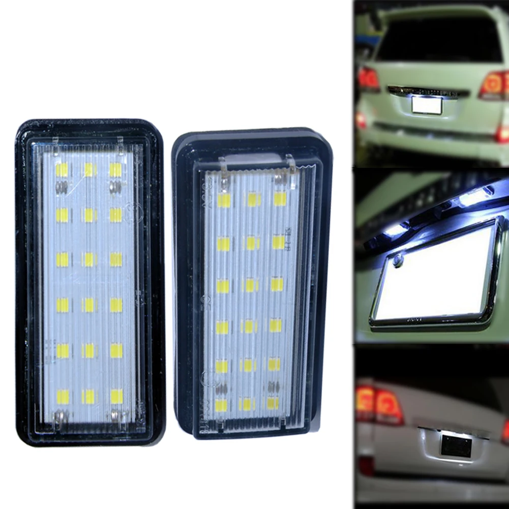 

Error Free White Car LED Number License Plate Light Kit For Lexus LX470 GX470 Toyota Land Cruiser 120 Prado Land Cruiser 200