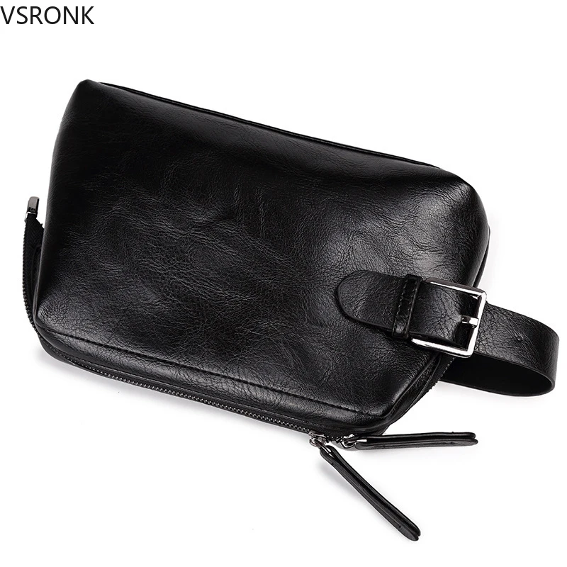 

Brand Designer Men Business Wallets Man Clutch Bag 2020 New Fashion Boy's Phone Coin Purse High Quality PU Leather Handbags Male