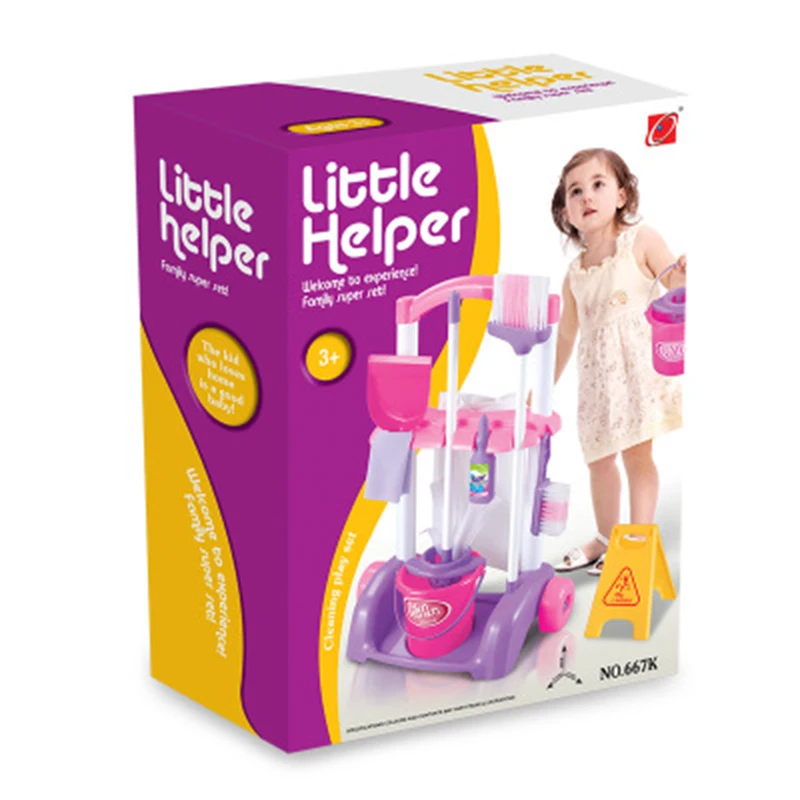 

Children Pretend To Play With Cleaning Toys Mini Educational Cleaning Tool Set Pretend Playing House Toys Kids Learn Clean