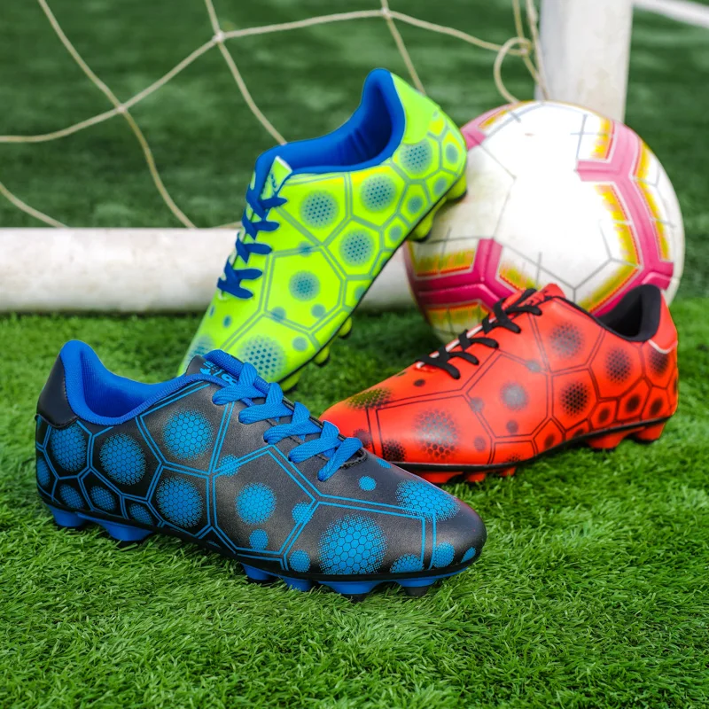 

Men Soccer Shoes Boys Outdoor AG/TF Football Boots Kids Cleats Training Sport Sneakers Professional Turf Athletic Trainers