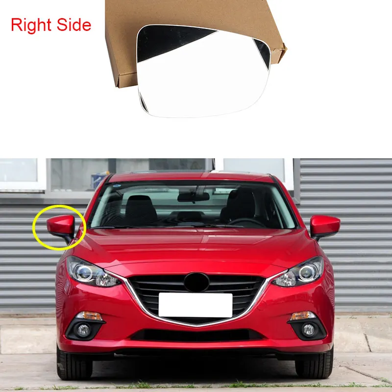 Переднее левое правое боковое зеркало с подогревом для Mazda 3 BM AXELA- G44N-69-1G1 G44H-69-1G7 GLH1-69-1G1 - Цвет: Right Side
