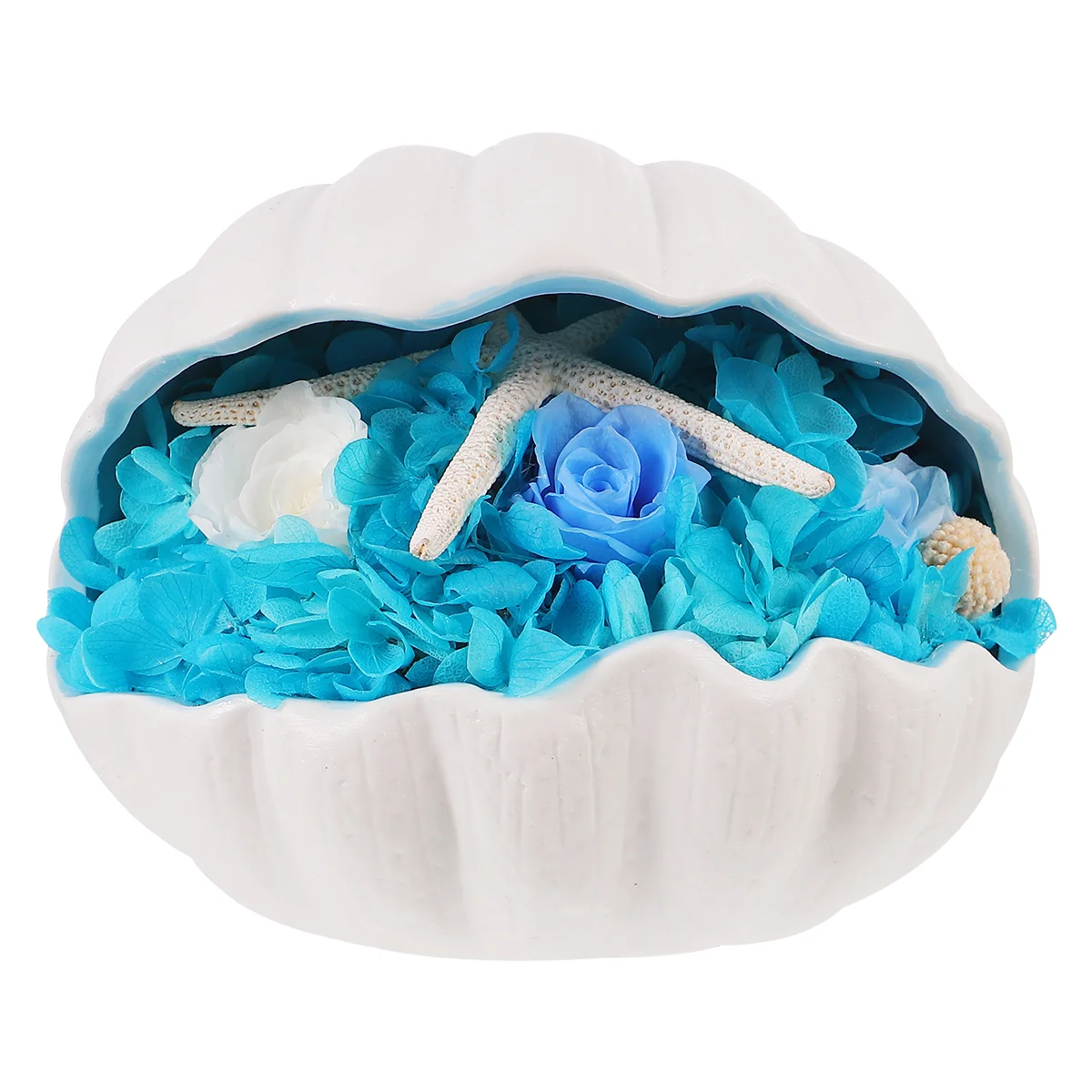 

1pc Valentine Day Flower Gift Rose Decoration Desktop Dried Flower for Gift