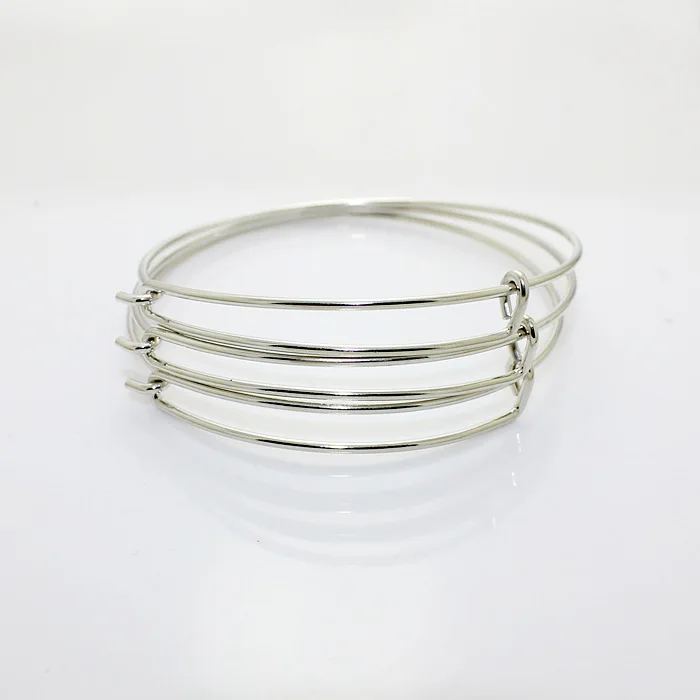 Браслет женский нажимно-выдвижной алексная проволока регулируемый A665 простой