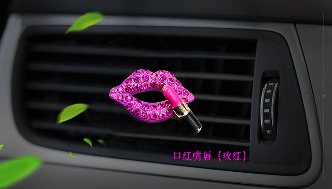 1 шт. автомобильный зажим для парфюма с красным отверстием креативные милые