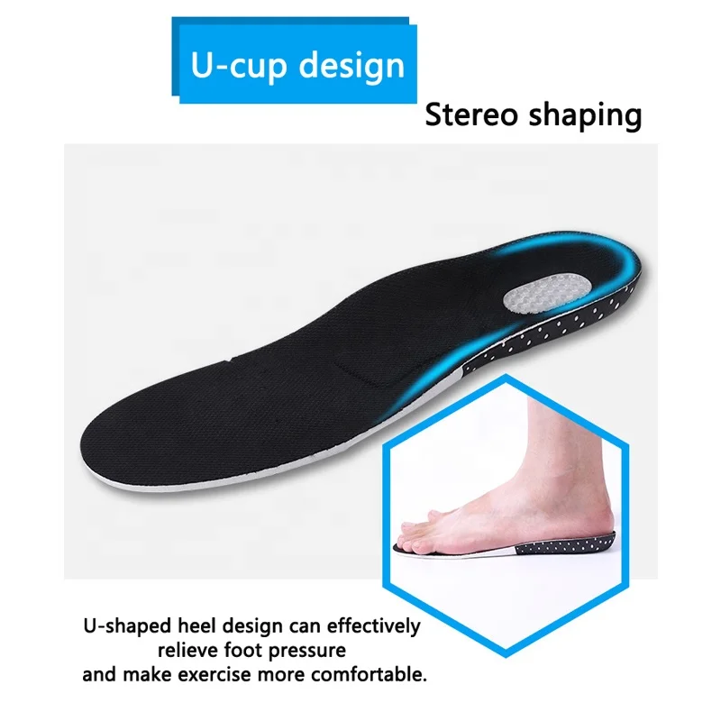 Лидер продаж силиконовая гелевая стелька для обуви из ЭВА амортизирующая обувь